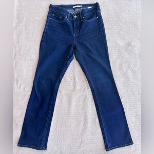 Levi's Dark Blue Straight Leg Women's Jeans